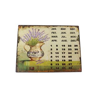Kovový kalendár DHLHT11213R