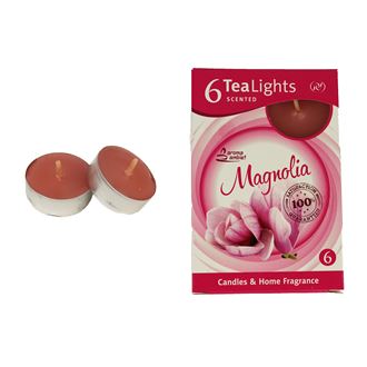 Sviečka čajová MAGNOLIA 6ks MSC-TL1016