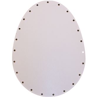 HDF dno biele vajce 20x15cm s otvormi 22B2015J
