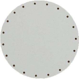 HDF dno biele pr.12cm s otvormi 22B0012K