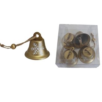 Zvončeky kovové, 4ks K2916-29 