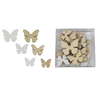 Dekorácie motýľ 24ks D3080