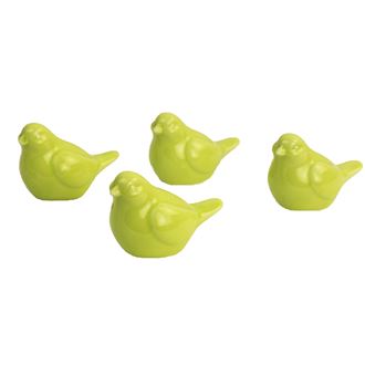 Porcelánový vtáčik, 4ks/box X0716-15