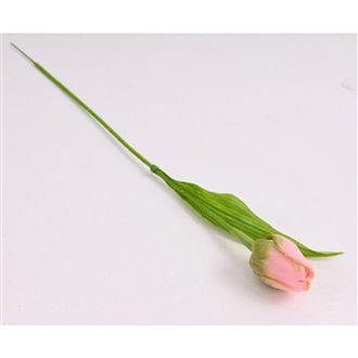 Tulipán umelý RUŽOVO ZELENÝ 371309-05