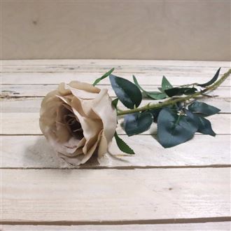 Umelá ruža svetlohnedá 371238-20