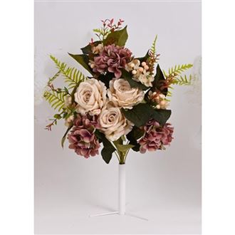 Kytica ruží, hortenzia horizontálna 60 cm, ružová