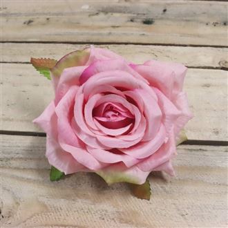 Kvet ruže svetlo ružová, 12 ks 371211-05