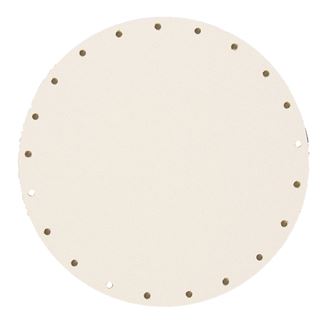 HDF dno  biele pr.14cm s otvormi 22B0014K