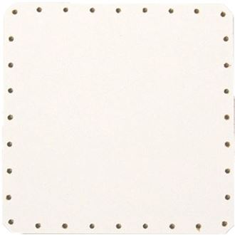 HDF dno biele štvor.15x15cm s otvormi 22B1515C