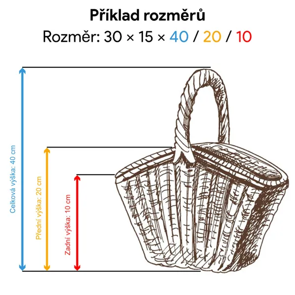 Prútený kôš ku krbu, velký, 02928/L/4