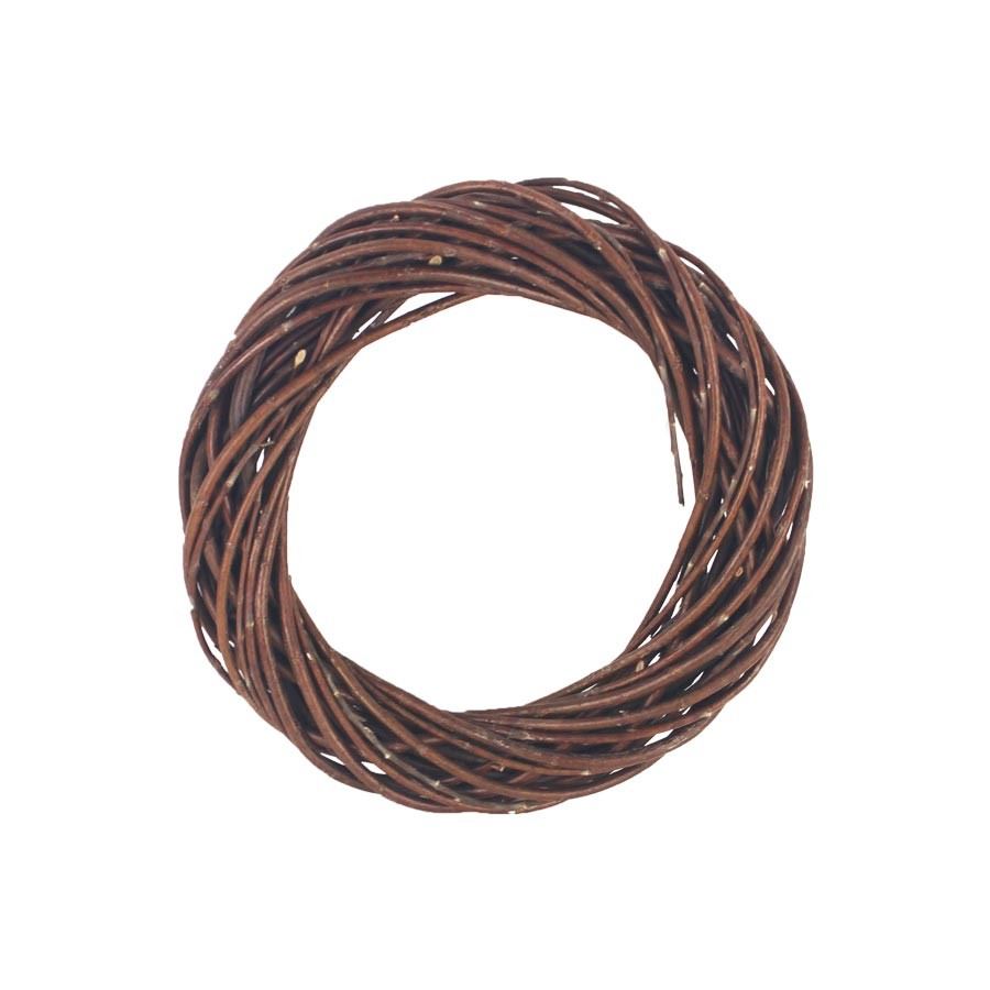 Veniec z nelúpaného prútia 30 cm 08000/30TH