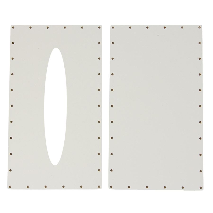 HDF dno biele sada na vreckovky .24x13,5 s otvormi 22B2413A