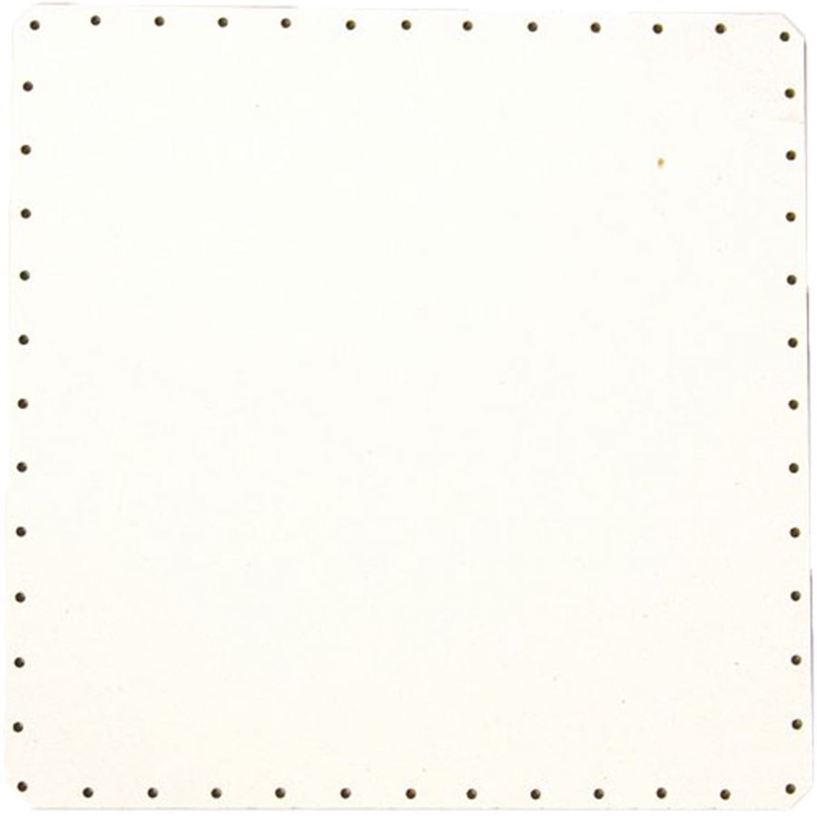 HDF dno biele štvor.24x24cm s otvormi 22B2424C