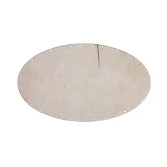 Preglejka tl.4mm elipsa 30x18cm s otvormi 22P3018E