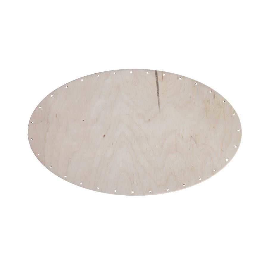 Preglejka tl.4mm elipsa 30x18cm s otvormi 22P3018E