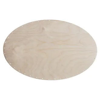 Preglejka .tl.4mm elipsa 40x26 cm s otvormi 22P4026E