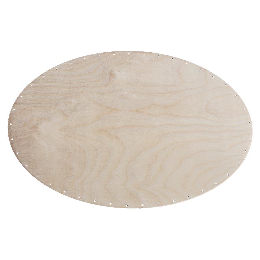 Preglejka .tl.4mm elipsa 40x26 cm s otvormi 22P4026E