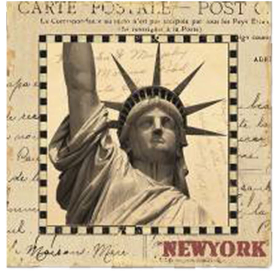 Obraz 25x25 - socha Slobody, 355058