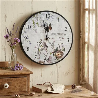Hodiny pr. 34 cm Vtáčiky 355206 