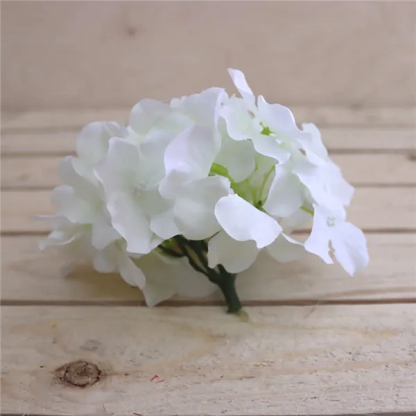 Kvet hortenzie biela, 6 ks 371194-01