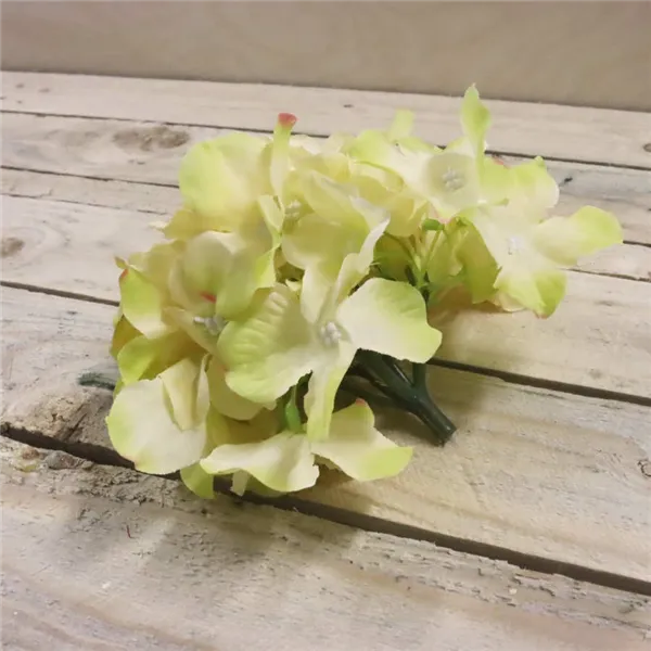 Kvet hortenzie svetlo zelená, 6 ks 371194-15