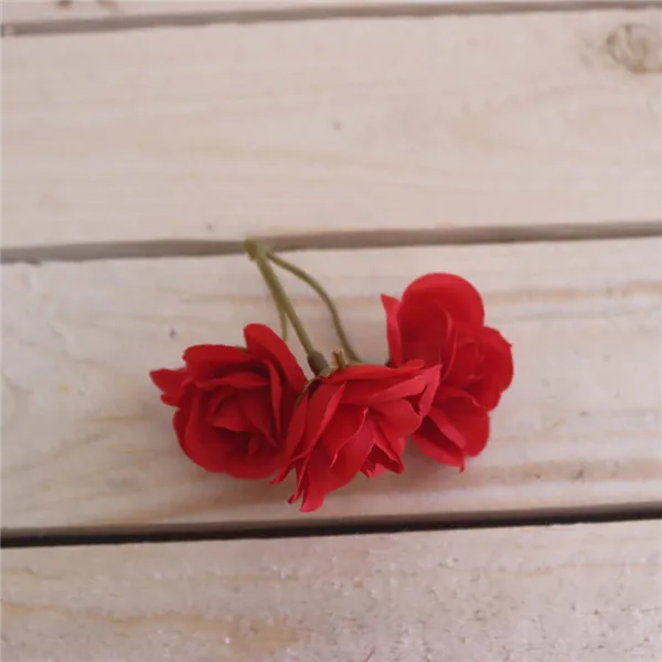 Kvet ruže, 24 ks červený 371224-08