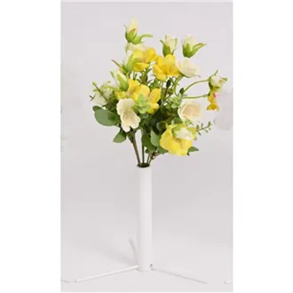kytica z mini planých ruží, 29 cm, žltá