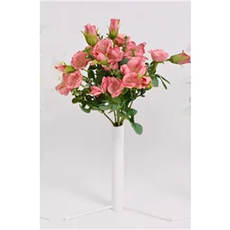 kytica z mini planých ruží, 29 cm, ružová
