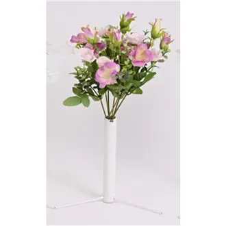 kytica z mini planých ruží, 29 cm, sv fialová