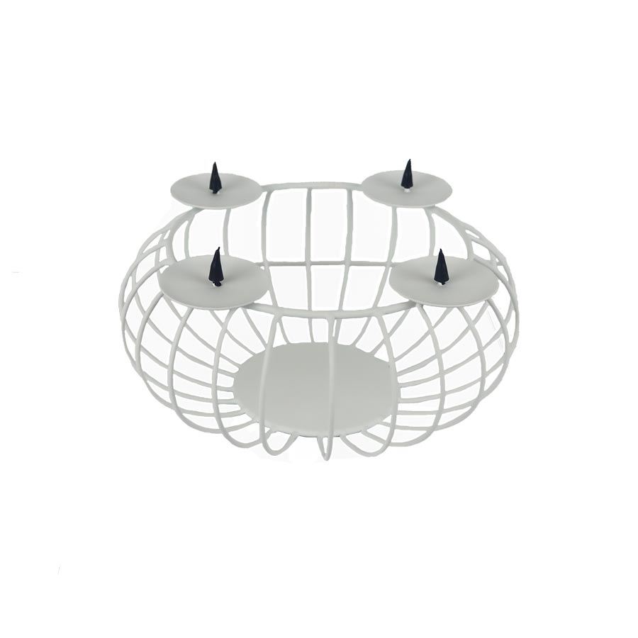 Drôtený adventný svietnik na 4 sviečky 371390