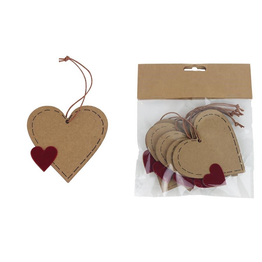 Menovka na darček, 6 ks A0249