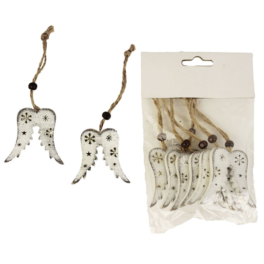 Krídla biela, 6 ks D1221/B