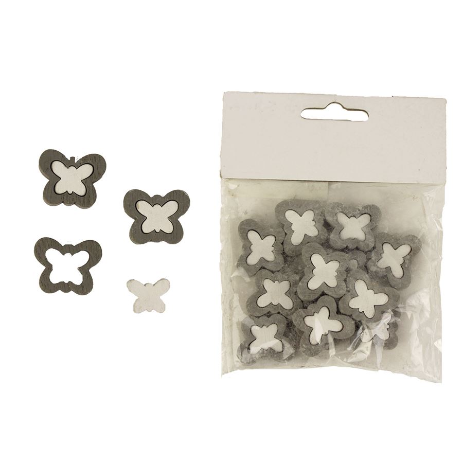 Dekorácia motýľ, 2x12ks D1369