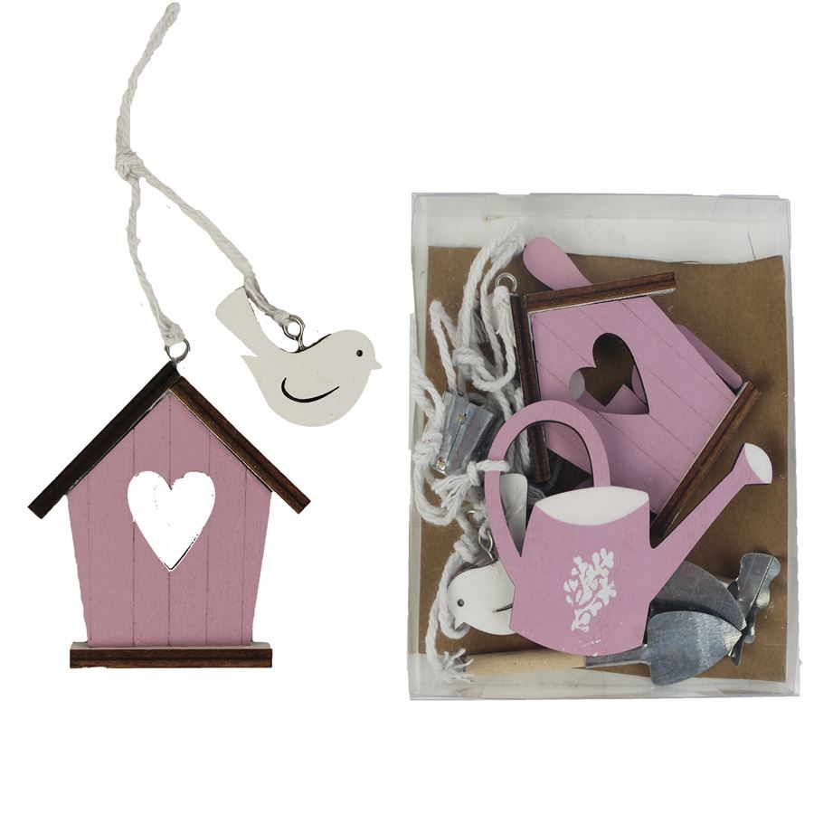 Drevené dekoračné náradie 10 ks D1473