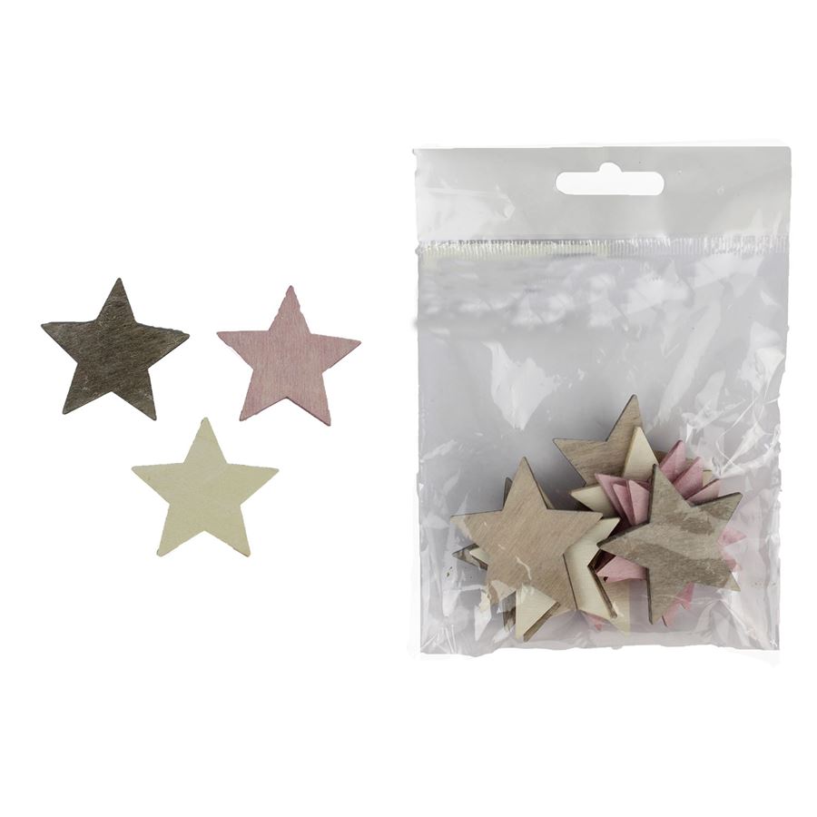 Dekoračné hviezdy 12 ks D1670