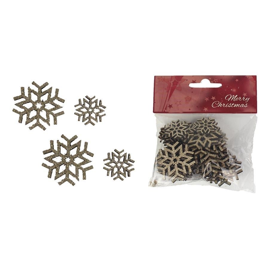 Vločka dekoračná 24 ks D2269