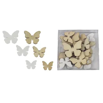 Dekorácie motýľ 24ks D3080