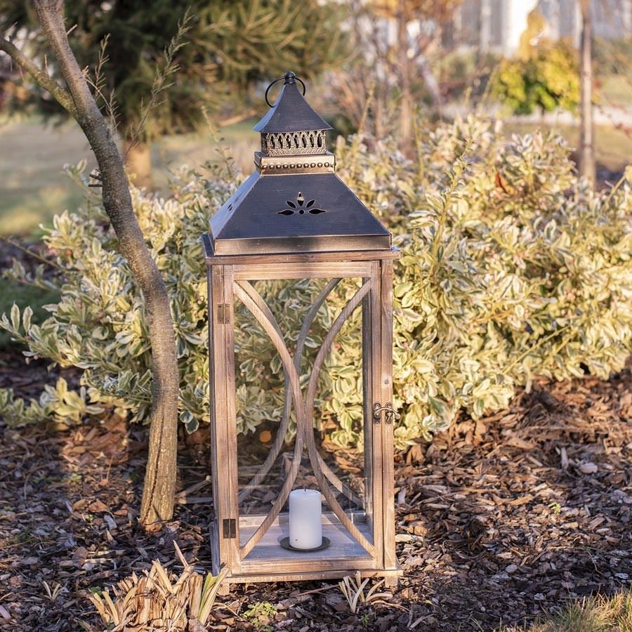 Drevená lucerna D3139/V