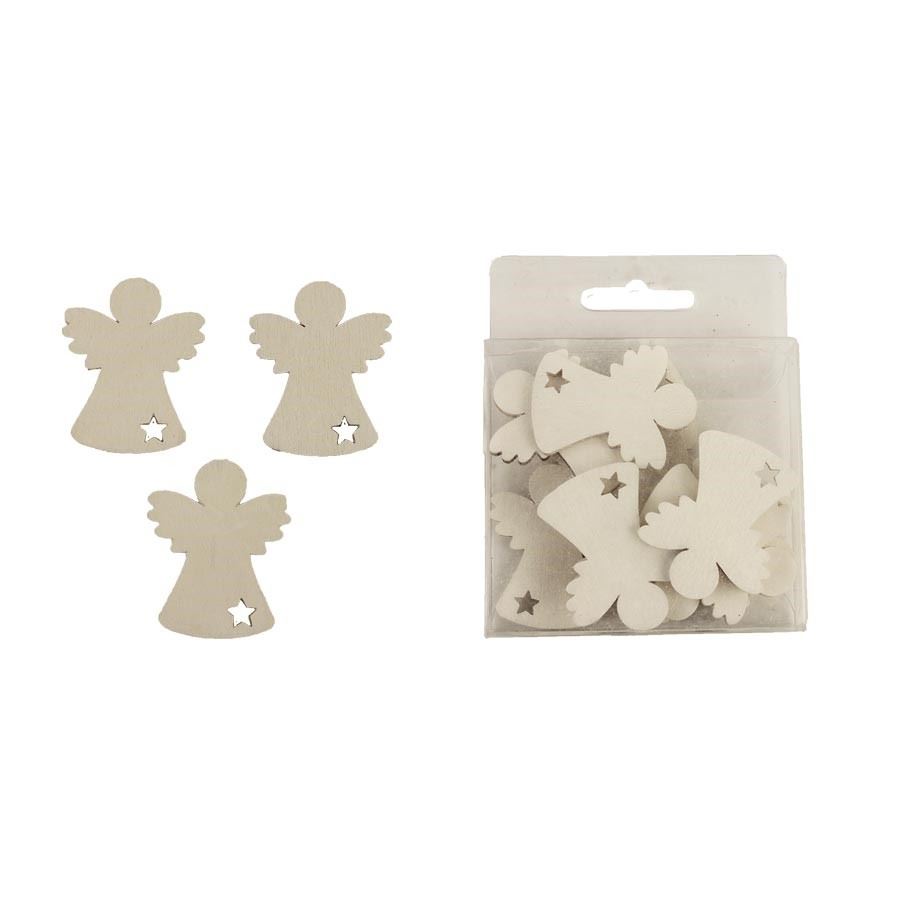 Dekorační anjeli, 12ks D3223