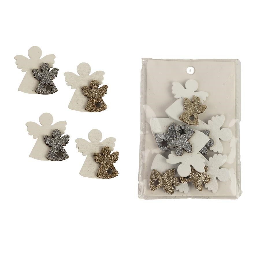 Anjel nalepovací, 6ks D3433