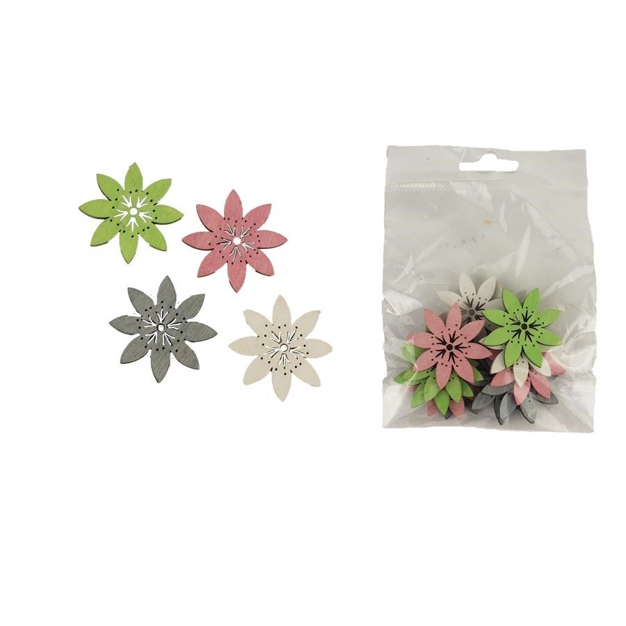 Dekoračné kytky, 12 ks D3699