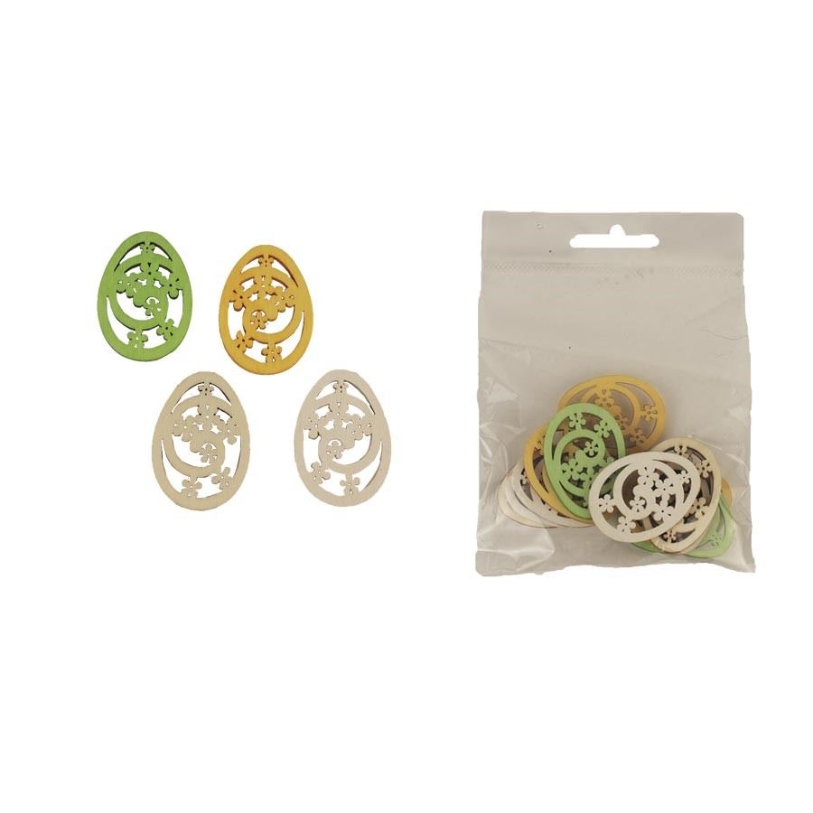 Dekoračné vajíčko, 12 ks D3716