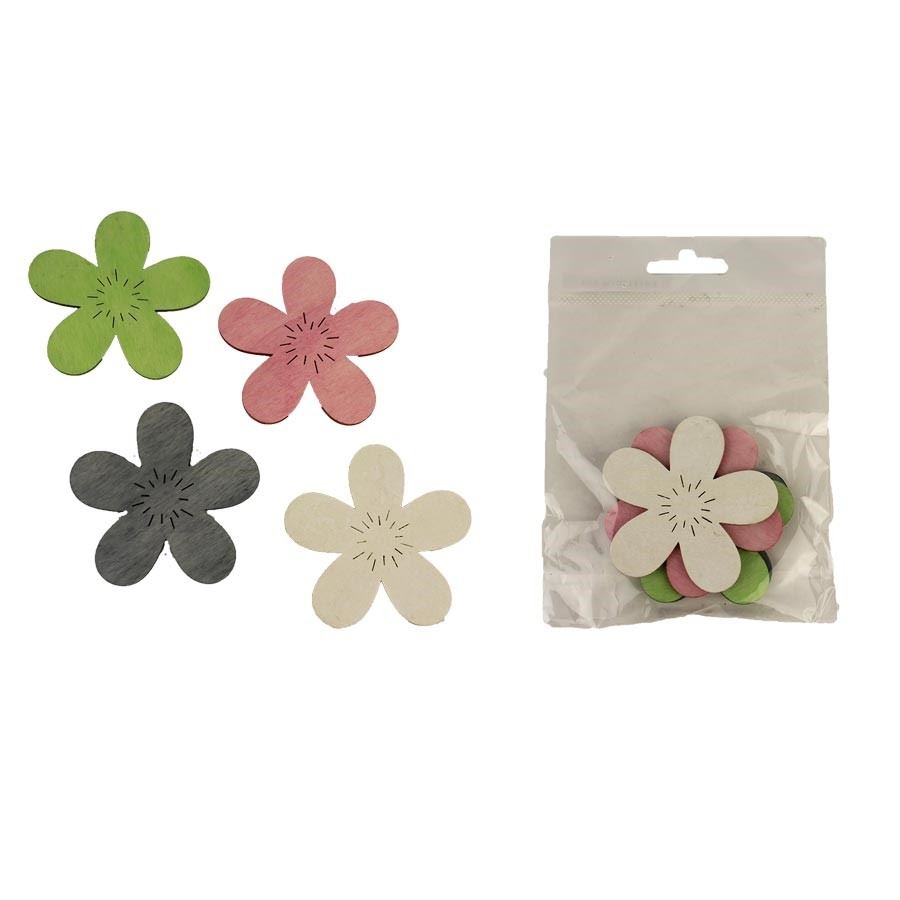 Dekoračné kvetiny, 4 ks D3736