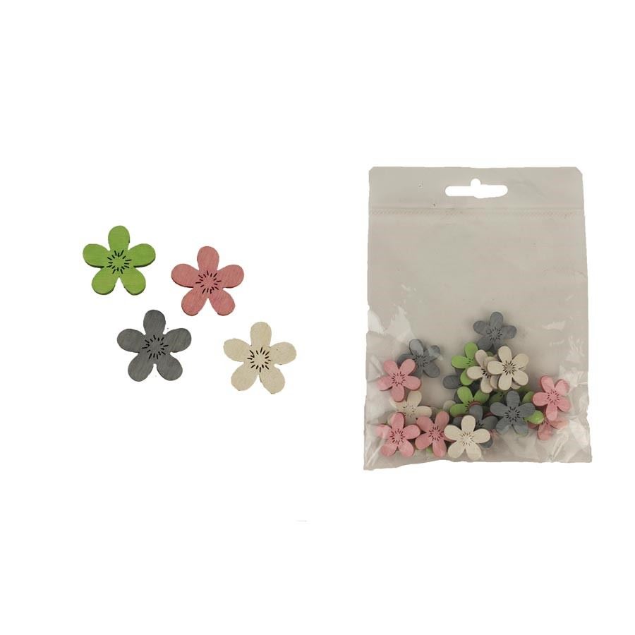 Dekoračné kytky, 24 ks D3738