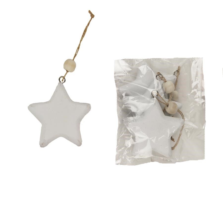 Dekorácia hviezda, 3 ks D4088-01
