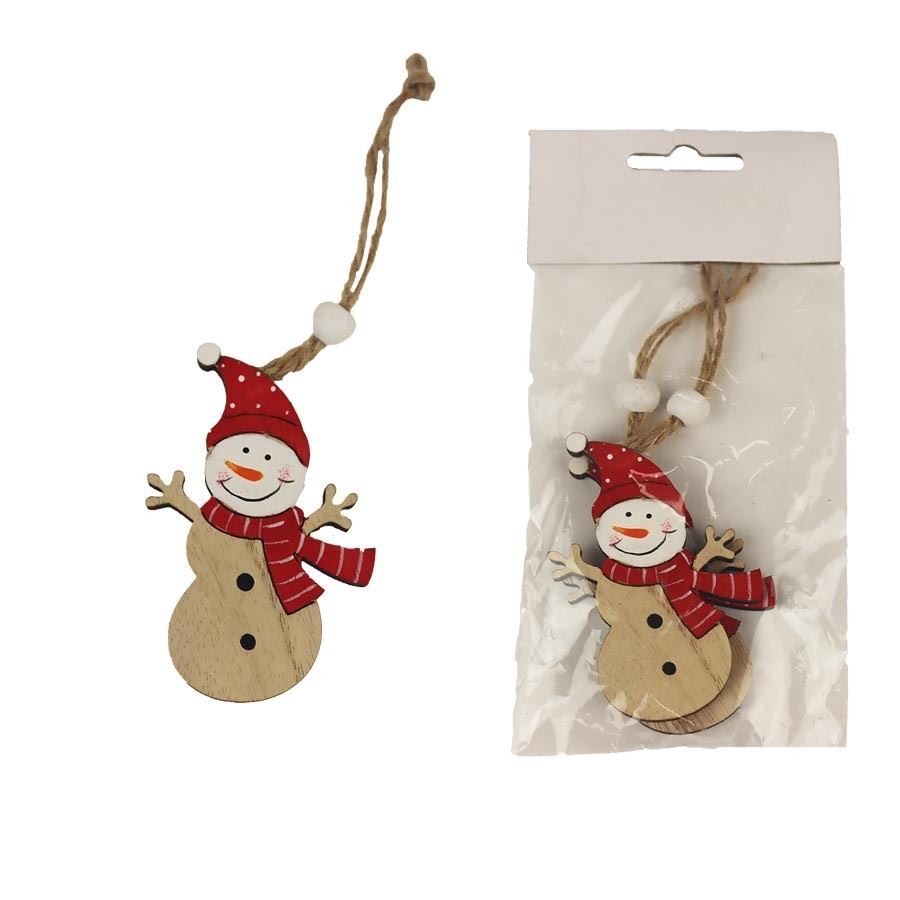 Snehuliak na zavesenie, 2 ks D4290-08