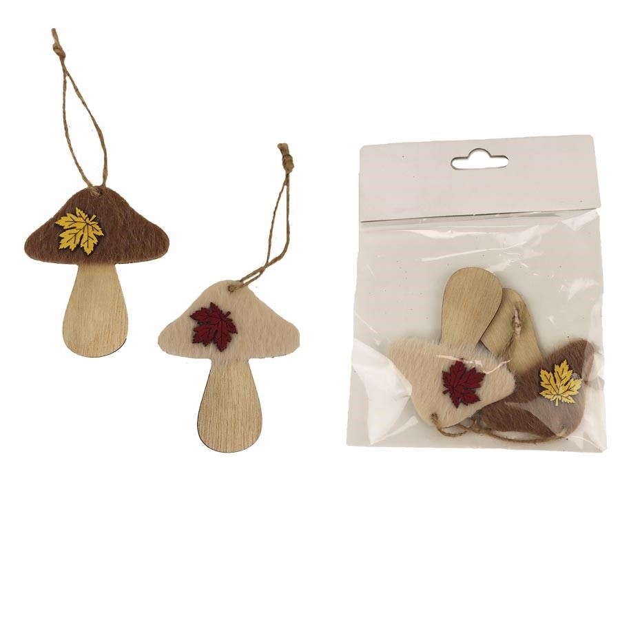 Dekoratívny hríb, 2 ks D4346