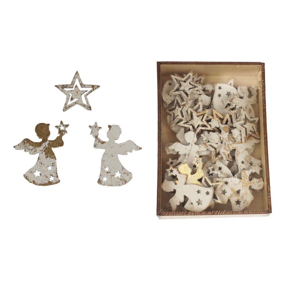 Dekoračné prízdoby, 36 ks D4543