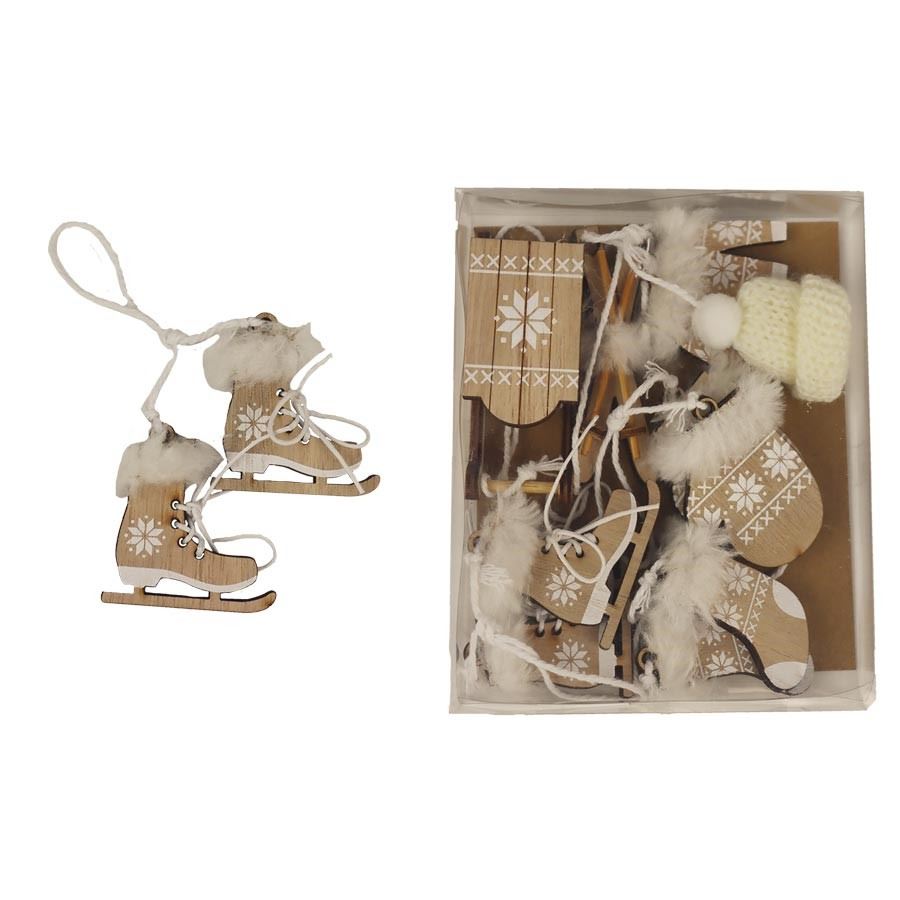 Vianočné ozdoby, 6 ks D4629-20