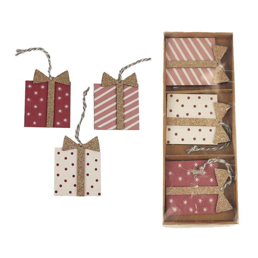 Dekoračné darčeky, 3 ks D4652
